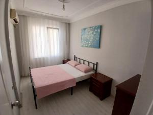 Postel nebo postele na pokoji v ubytování Sezaibulut günlük kiralık