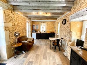 Χώρος καθιστικού στο Le Moulin Aux Ans