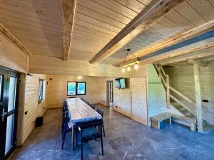 Televisyen dan/atau pusat hiburan di Chalet Valisoara Cluj