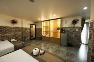 Ένα μπάνιο στο Vô Tư Luxury Hotel