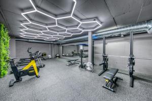 Fitness centrum a/nebo fitness zařízení v ubytování Montagnier B41, Spa In Residence