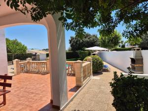 Balkón nebo terasa v ubytování Villa María espaciosa y cálida con piscina privada