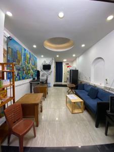Χώρος καθιστικού στο FUNNY Hostel & cafe