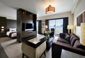 TV a/nebo společenská místnost v ubytování Grand Prince Hotel Shin Takanawa