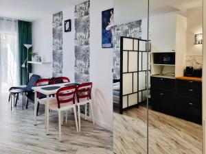 Кухня или мини-кухня в visit baltic - Plac Słowiański Studio PS36
