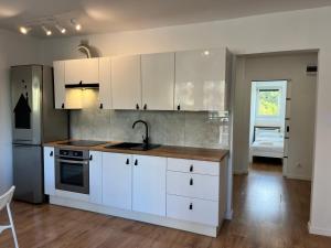 Η κουζίνα ή μικρή κουζίνα στο Apartament Matejki