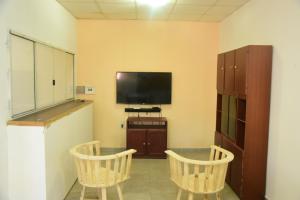 TV a/nebo společenská místnost v ubytování La Casita