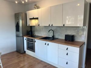 Η κουζίνα ή μικρή κουζίνα στο Apartament Matejki +4 φωτογραφίες