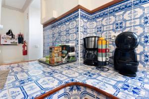 Příslušenství pro přípravu čaje a kávy v ubytování Casa do Largo - Acores