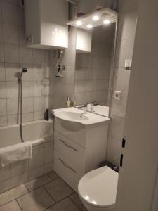 Et badeværelse på Ferien - und Messewohnung am Stadtpark