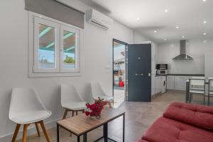 Kuchyň nebo kuchyňský kout v ubytování Casa Verde agua