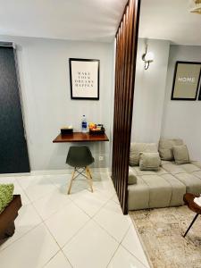 Posezení v ubytování Luxury Studio Apartment