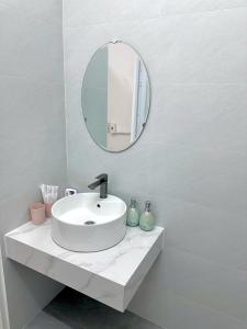 Et badeværelse på Color Homestay