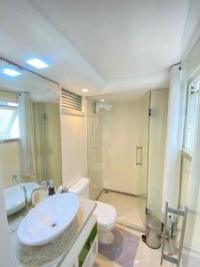 Vannituba majutusasutuses Espaço Com Vista Para O Mar Na Avenida Atlântica