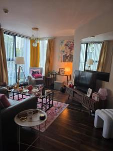 Et opholdsområde på Sarah's City Pad Derry