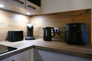 Παροχές για τσάι/καφέ στο Ferienwohnung "Saba"