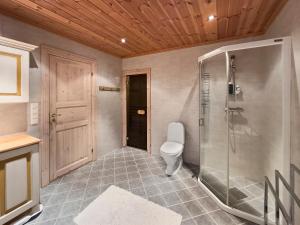 Koupelna v ubytování Mountain cabin in Aurdal Fireplace Sauna 1000 meters above sea level + 23 fotografií