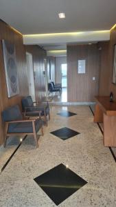 Χώρος καθιστικού στο apartamento no centro praia +26 φωτογραφίες