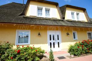 Bygningen som feriehuset ligger i