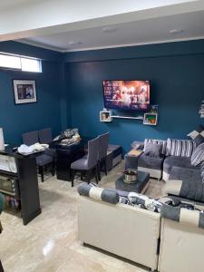 Χώρος καθιστικού στο Ortiz House