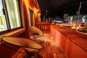 Posezení v ubytování Casa Margarito Jalatlaco