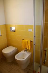 Koupelna v ubytování B&B L'Arcobaleno