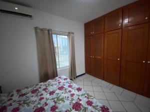 Ένα ή περισσότερα κρεβάτια σε δωμάτιο στο Casa en Manzanillo