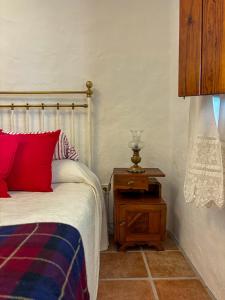 Ένα ή περισσότερα κρεβάτια σε δωμάτιο στο Casa Mira