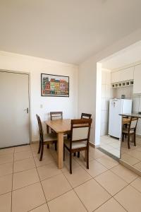 Kuchyň nebo kuchyňský kout v ubytování Apartamento Veneza