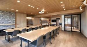 a large conference room with a long table and chairs at Walkerhill Douglas House (Adults Only) in Seoul +179 photos