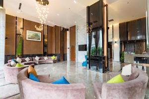 Χώρος καθιστικού στο Paradise Elite Cat Ba - Managed by H&E Hospitality