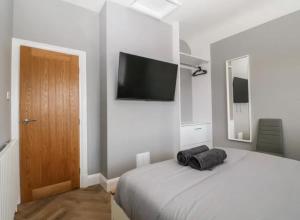 Postel nebo postele na pokoji v ubytování Park View Upper