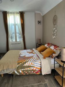 Postel nebo postele na pokoji v ubytování Gite Centre Montbazon