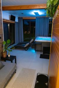 Khu vực ghế ngồi tại Holiday Home AdaliA Private Wellness Nature View & Wine Region Medjimurje