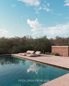 Bazén v ubytování Casa Astra Agia Marina nebo v jeho okolí