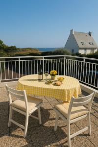 Balkón nebo terasa v ubytování Fenêtres sur l'infini bleu- vue et accès mer