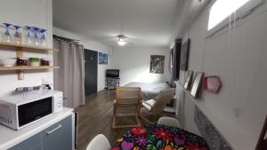 Η κουζίνα ή μικρή κουζίνα στο Appartement dans résidence calme et parking privé