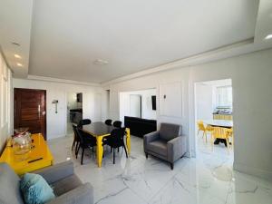Khu vực ghế ngồi tại Apartamento alto padrão com área gourmet