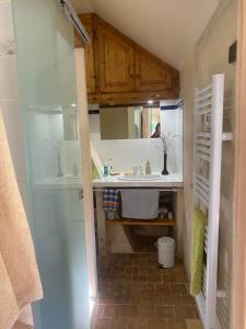 Η κουζίνα ή μικρή κουζίνα στο Chambre d hôte privee 1 personne