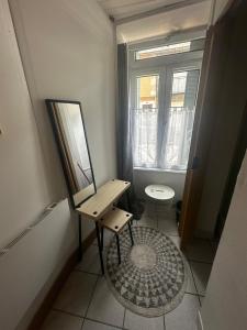 Koupelna v ubytování Petit studio centre mont dore