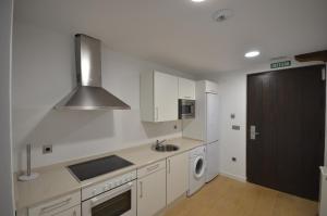 Kuchnia lub aneks kuchenny w obiekcie Arantza Apartamentuak