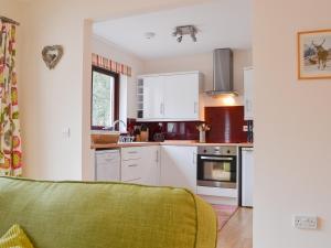 Dapur atau dapur kecil di Pine Marten Cottage