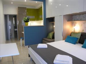 Voodi või voodid majutusasutuse Apartments Dobrila toas