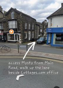 an image of a street with a road walk up the lane at 'Mysty' Studio style Winter deal on 3 nights or more Nov to Mar in Windermere