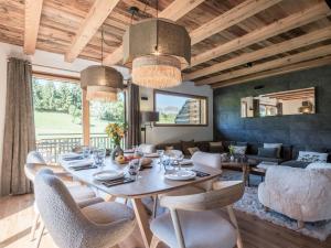Χώρος καθιστικού στο Chalet Zazen I Le Chalet Club