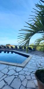 Πισίνα στο ή κοντά στο LA VILLA OUF - VUE SUR LE DIAMANT, St-Anne +24 φωτογραφίες