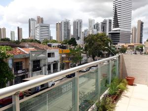 a view of a city from a balcony at COP30-Residência-7 quartos para 2 hóspedes cada in Belém