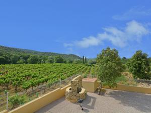 En udsigt til haven på Beautiful villa with private pool in Gard eller i nærheden