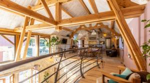 Posezení v ubytování Gîte La grange des Hirondelles 15 personnes 5litsdoubles 5litssimples 1convertible chez MAYMARD Yannick à 28 route de la croix forêt à ANTULLY réf à Gîte de France G2005 Corps de ferme entièrement rénové de bon standing + 22 fotografií