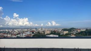 a view of a city from the top of a building at Sunlake Villa in Tirana